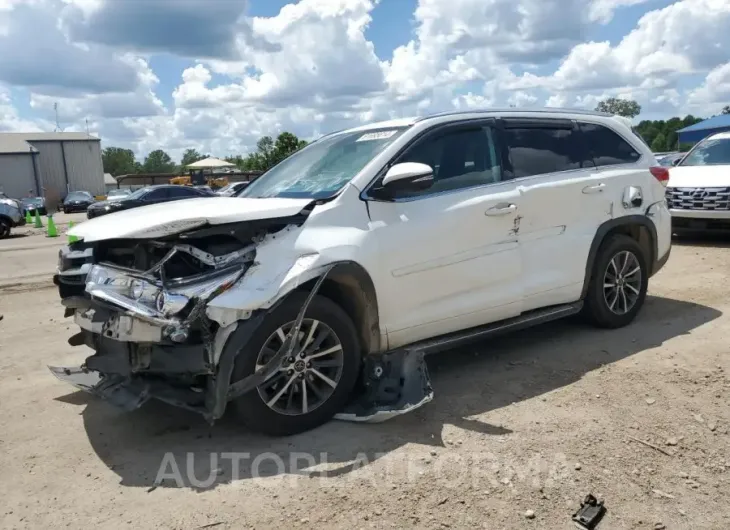 TOYOTA HIGHLANDER 2018 vin 5TDKZRFH0JS536588 from auto auction Copart