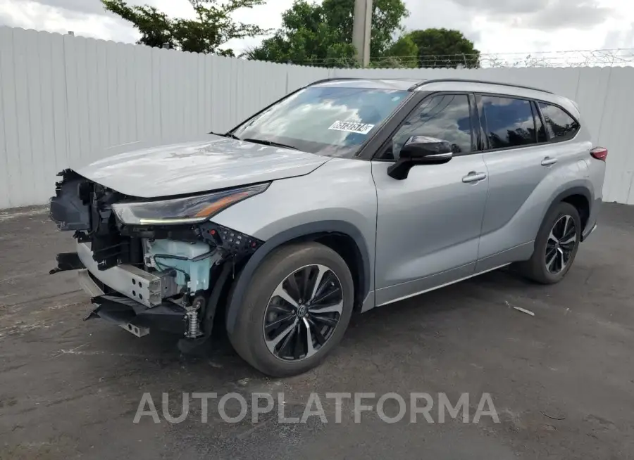 TOYOTA HIGHLANDER 2021 vin 5TDLZRAH5MS049855 from auto auction Copart