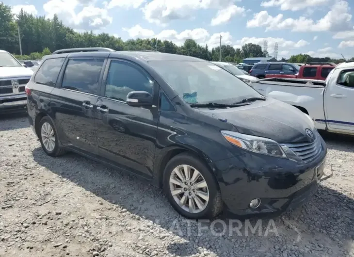 TOYOTA SIENNA XLE 2015 vin 5TDYK3DC5FS645994 from auto auction Copart