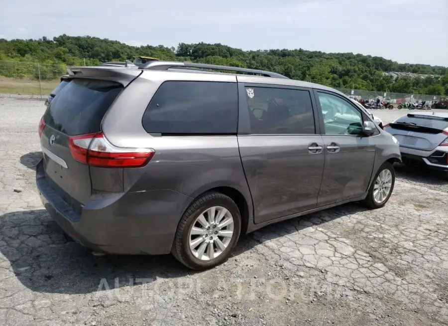 TOYOTA SIENNA XLE 2016 vin 5TDYK3DC8GS736615 from auto auction Copart