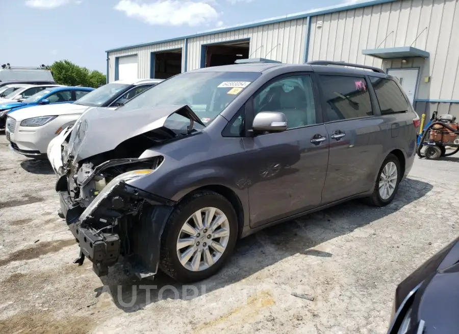 TOYOTA SIENNA XLE 2016 vin 5TDYK3DC8GS736615 from auto auction Copart