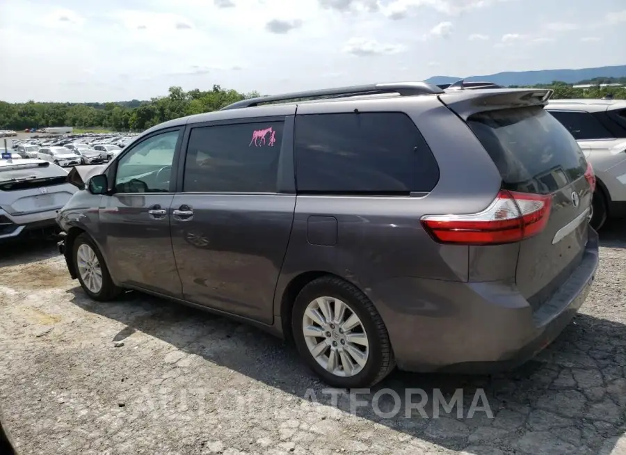 TOYOTA SIENNA XLE 2016 vin 5TDYK3DC8GS736615 from auto auction Copart