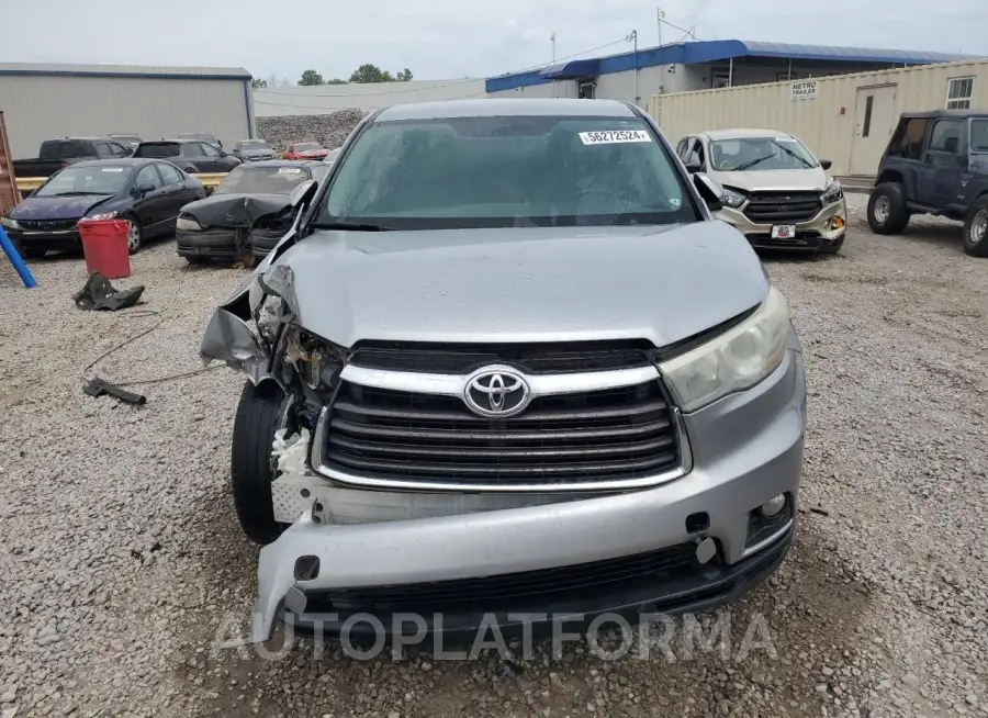 TOYOTA HIGHLANDER 2016 vin 5TDZKRFH0GS133948 from auto auction Copart