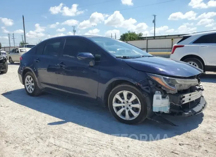 TOYOTA COROLLA LE 2020 vin JTDEPRAE4LJ053430 from auto auction Copart