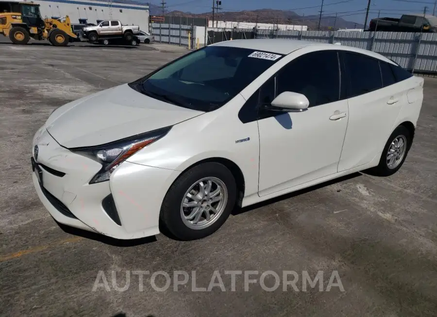 TOYOTA PRIUS 2016 vin JTDKARFU2G3026368 from auto auction Copart