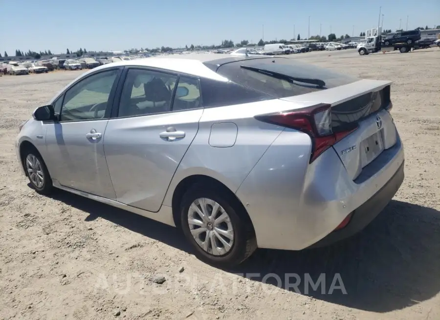 TOYOTA PRIUS 2019 vin JTDKARFU7K3095758 from auto auction Copart