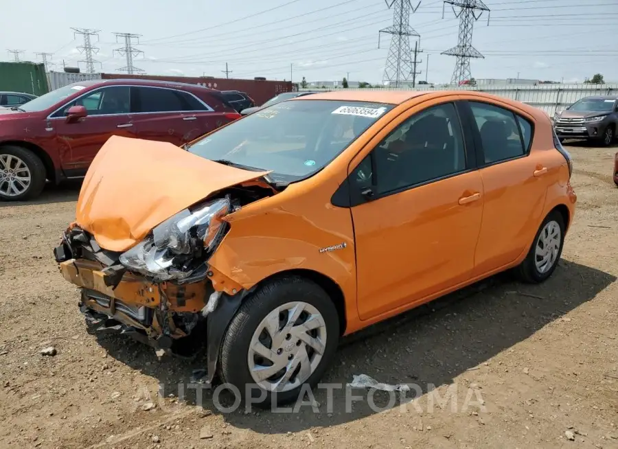 TOYOTA Prius c 2015 vin JTDKDTB38F1091401 from auto auction Copart