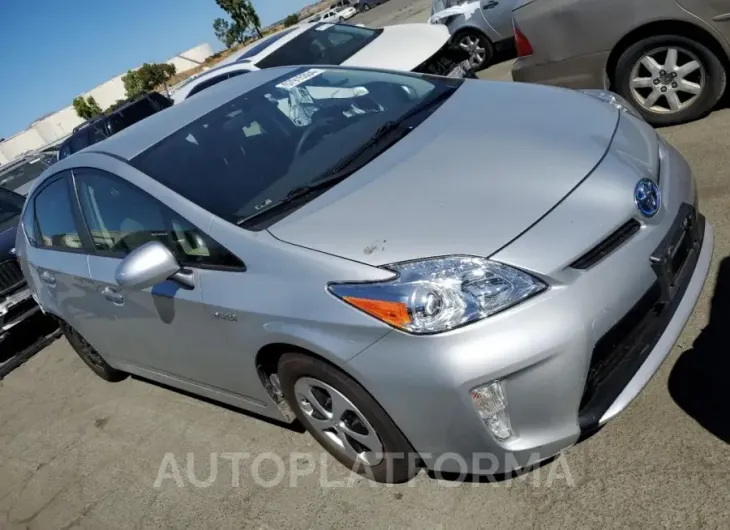 TOYOTA PRIUS 2015 vin JTDKN3DU2F0443607 from auto auction Copart