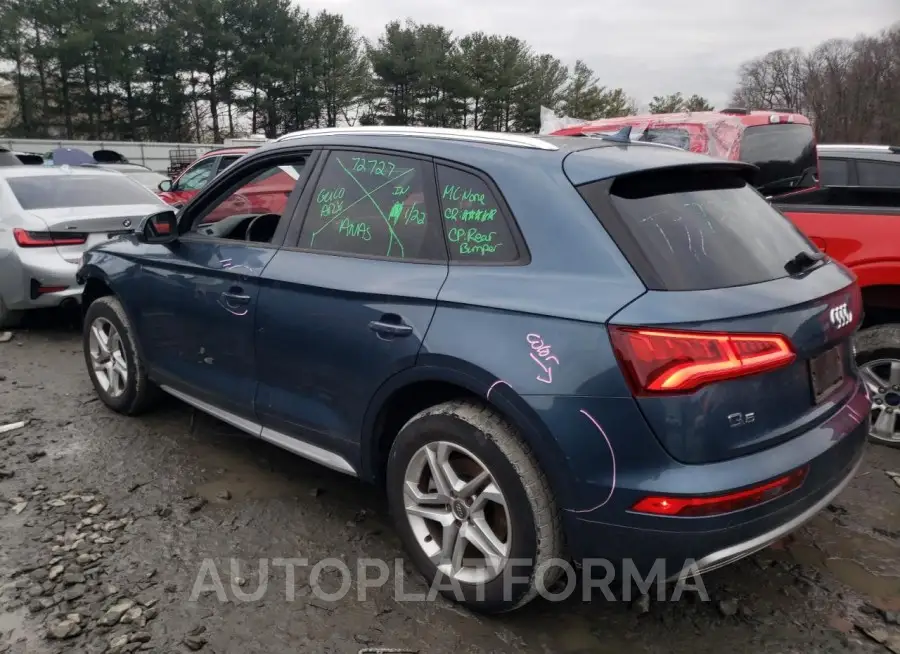 AUDI Q5 PREMIUM 2018 vin WA1ANAFY1J2021576 from auto auction Copart