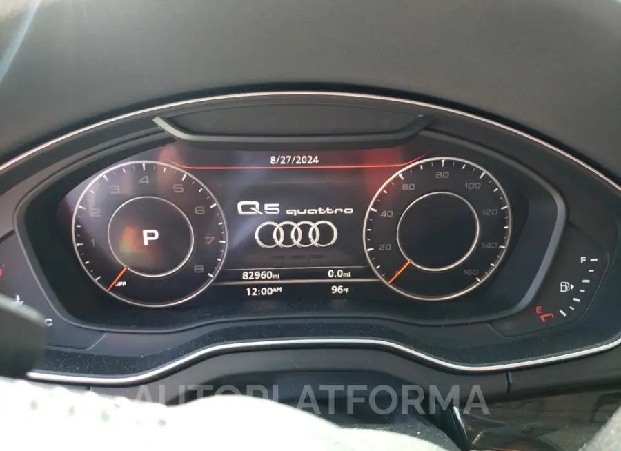 AUDI Q5 PRESTIG 2019 vin WA1CNAFY2K2104217 from auto auction Copart