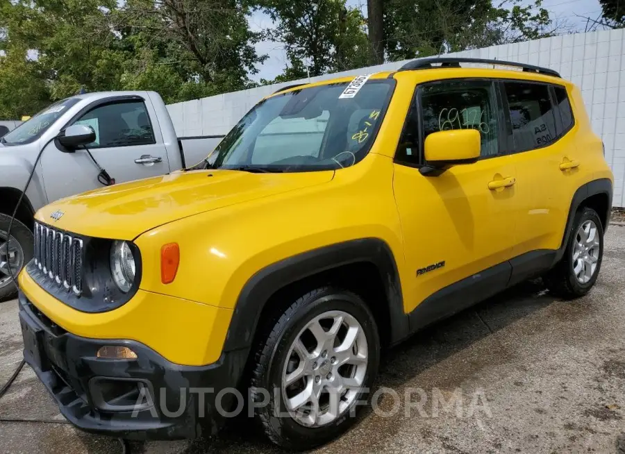 JEEP RENEGADE L 2018 vin ZACCJABB4JPH61074 from auto auction Copart