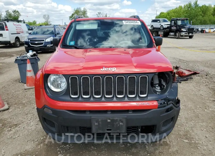 JEEP RENEGADE S 2018 vin ZACCJBAB5JPJ21900 from auto auction Copart