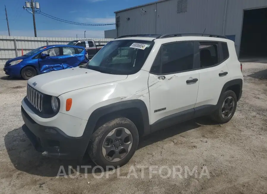 JEEP RENEGADE S 2017 vin ZACCJBAB6HPG53945 from auto auction Copart