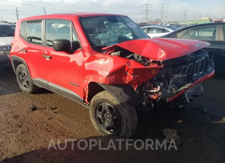 JEEP RENEGADE S 2018 vin ZACCJBABXJPG83861 from auto auction Copart