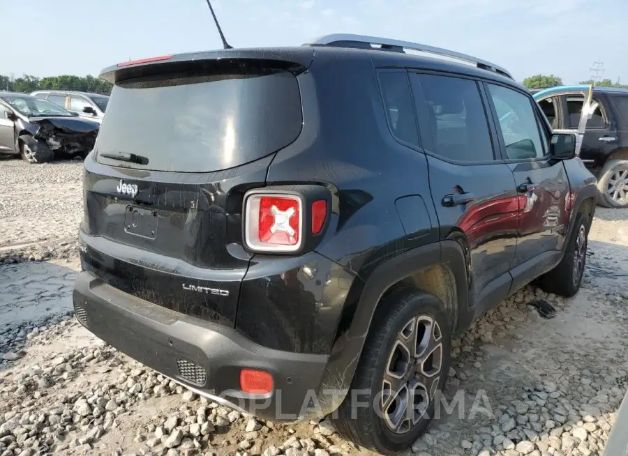 JEEP RENEGADE L 2017 vin ZACCJBDB8HPG63582 from auto auction Copart