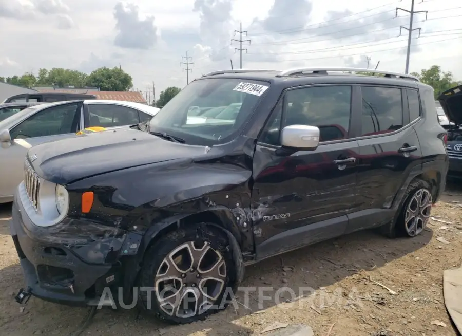 JEEP RENEGADE L 2017 vin ZACCJBDB8HPG63582 from auto auction Copart