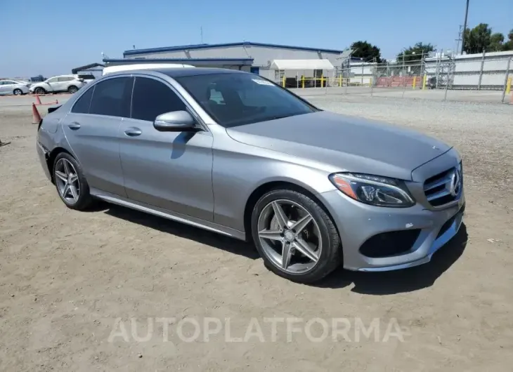 MERCEDES-BENZ C 300 4MAT 2015 vin 55SWF4KB6FU016811 from auto auction Copart