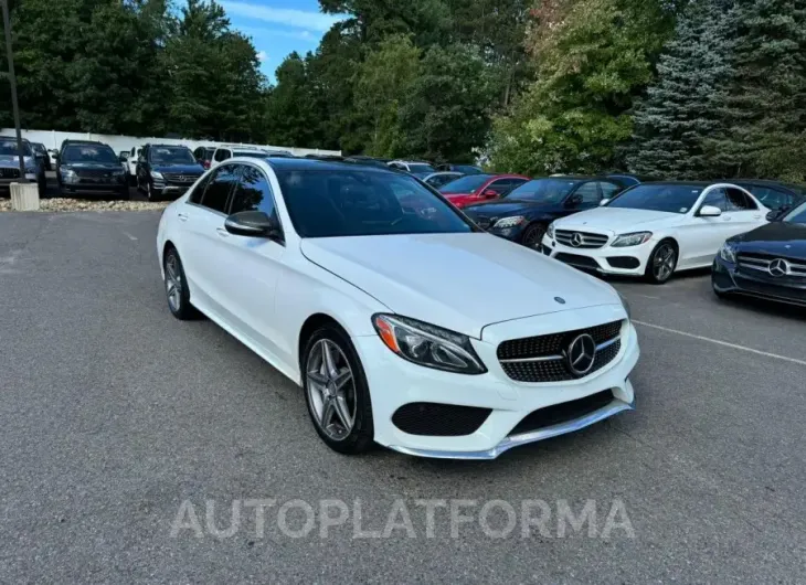 MERCEDES-BENZ C 300 4MAT 2015 vin 55SWF4KBXFU009005 from auto auction Copart