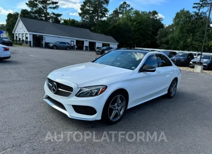 MERCEDES-BENZ C 300 4MAT 2015 vin 55SWF4KBXFU009005 from auto auction Copart