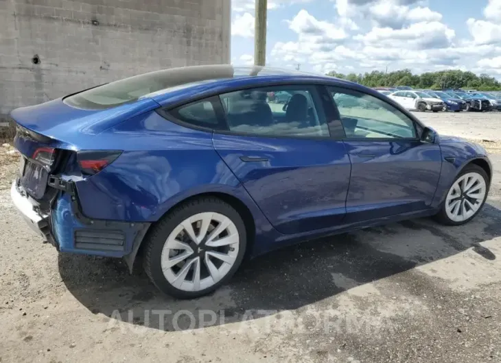 TESLA MODEL 3 2022 vin 5YJ3E1EA6NF368942 from auto auction Copart