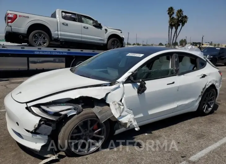 TESLA MODEL 3 2023 vin 5YJ3E1EA7PF419724 from auto auction Copart