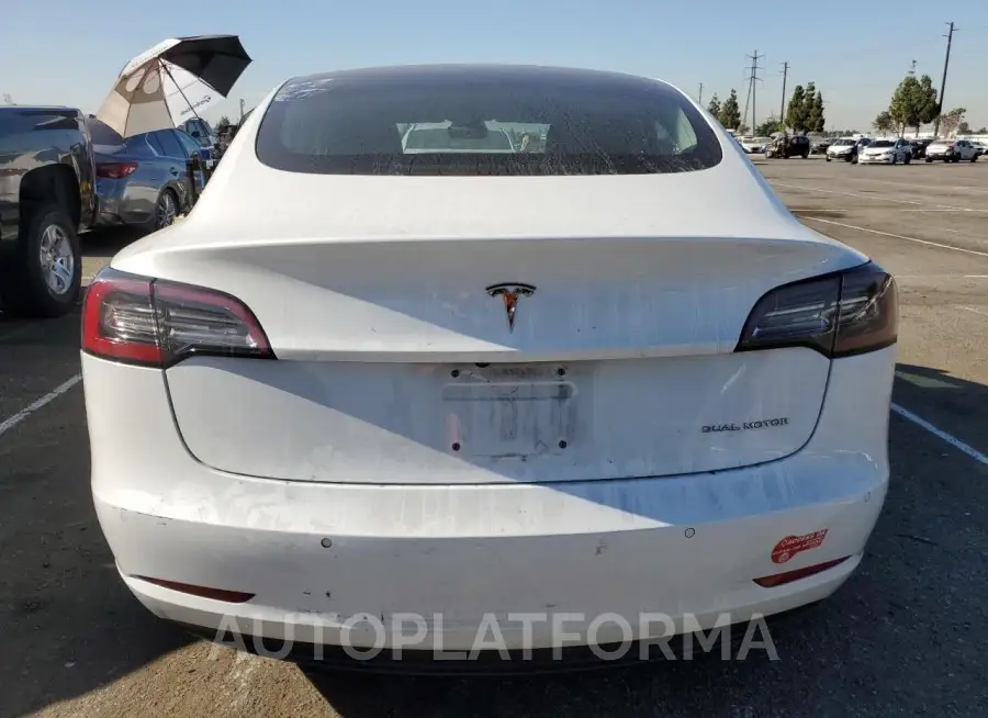 TESLA MODEL 3 2018 vin 5YJ3E1EB0JF110323 from auto auction Copart