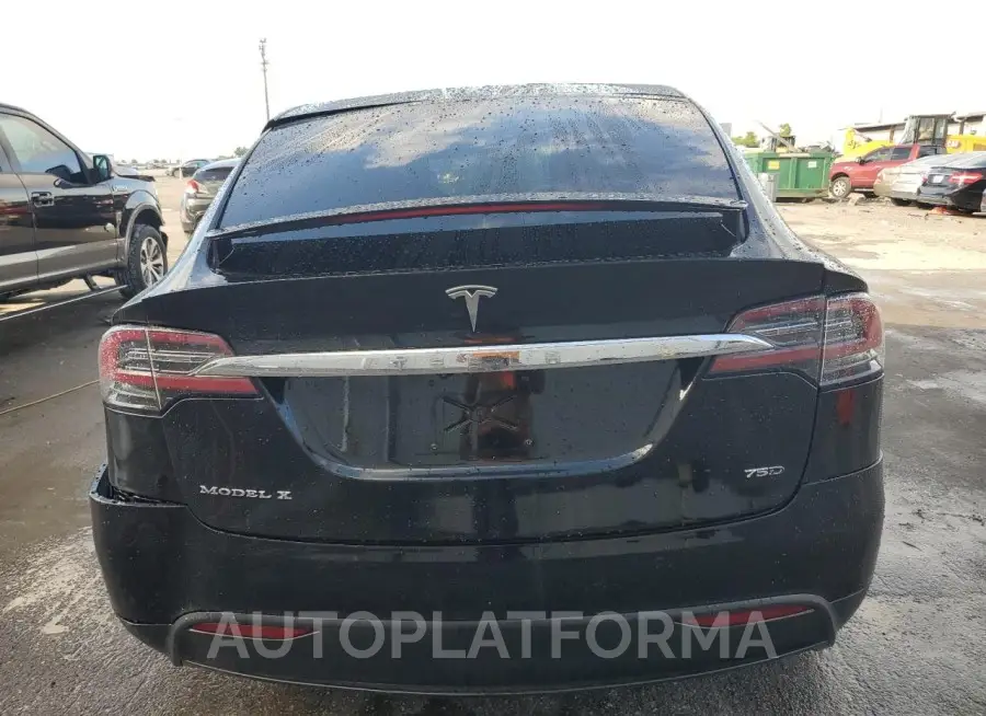 TESLA MODEL X 2018 vin 5YJXCAE27JF110942 from auto auction Copart