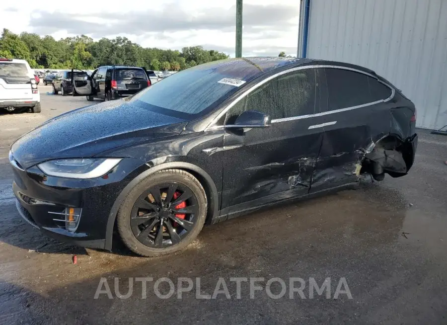 TESLA MODEL X 2018 vin 5YJXCAE27JF110942 from auto auction Copart