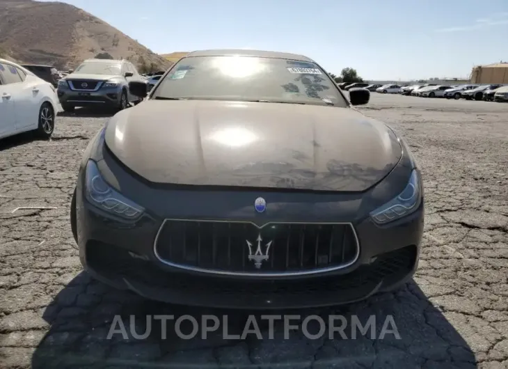 MASERATI GHIBLI S 2016 vin ZAM57RTA7G1176988 from auto auction Copart