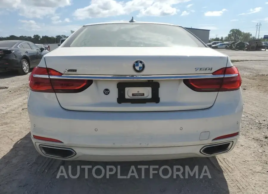 BMW 750 XI 2016 vin WBA7F2C56GG416570 from auto auction Copart