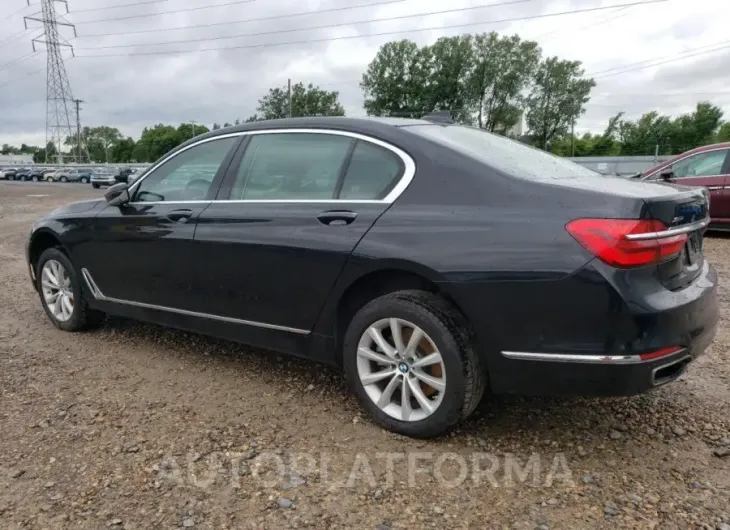 BMW 750 XI 2016 vin WBA7F2C57GG416724 from auto auction Copart