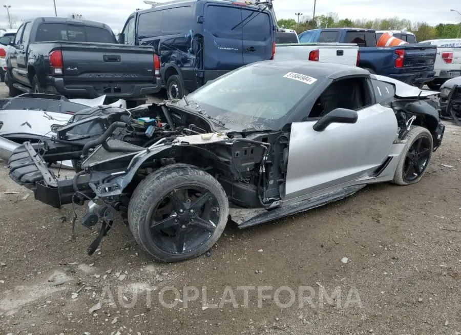 CHEVROLET CORVETTE G 2019 vin 1G1YW2D72K5107103 from auto auction Copart