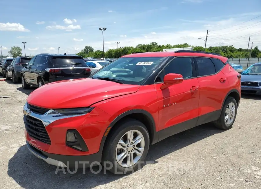 CHEVROLET BLAZER 2LT 2020 vin 3GNKBCRS6LS595787 from auto auction Copart