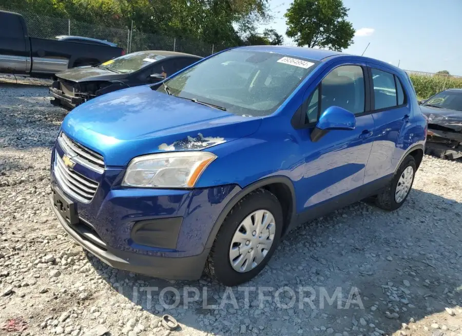 CHEVROLET TRAX LS 2015 vin KL7CJKSB4FB098030 from auto auction Copart