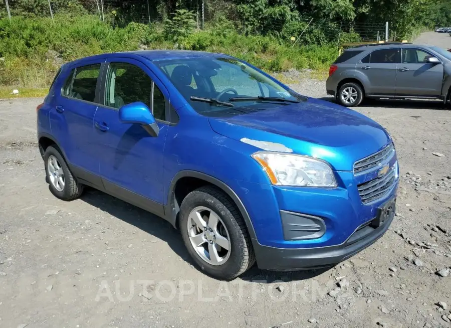 CHEVROLET TRAX 1LS 2015 vin KL7CJPSB3FB160966 from auto auction Copart