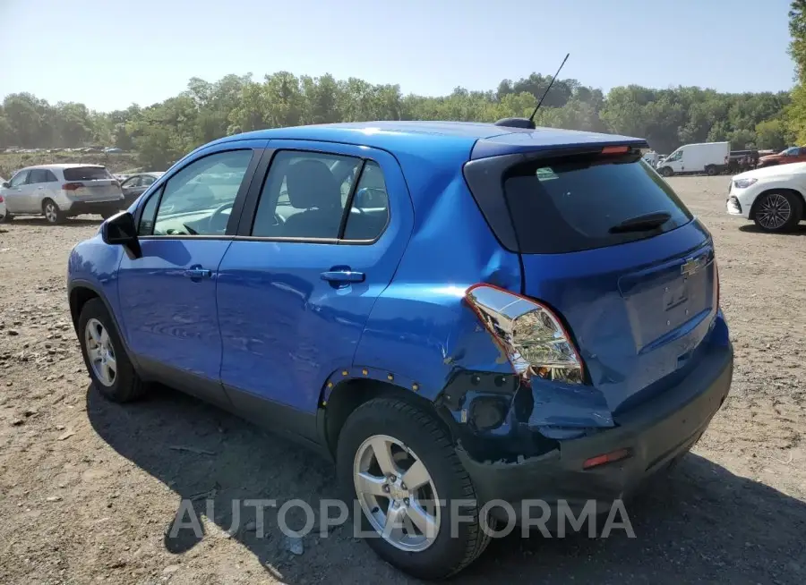 CHEVROLET TRAX 1LS 2015 vin KL7CJPSB3FB160966 from auto auction Copart