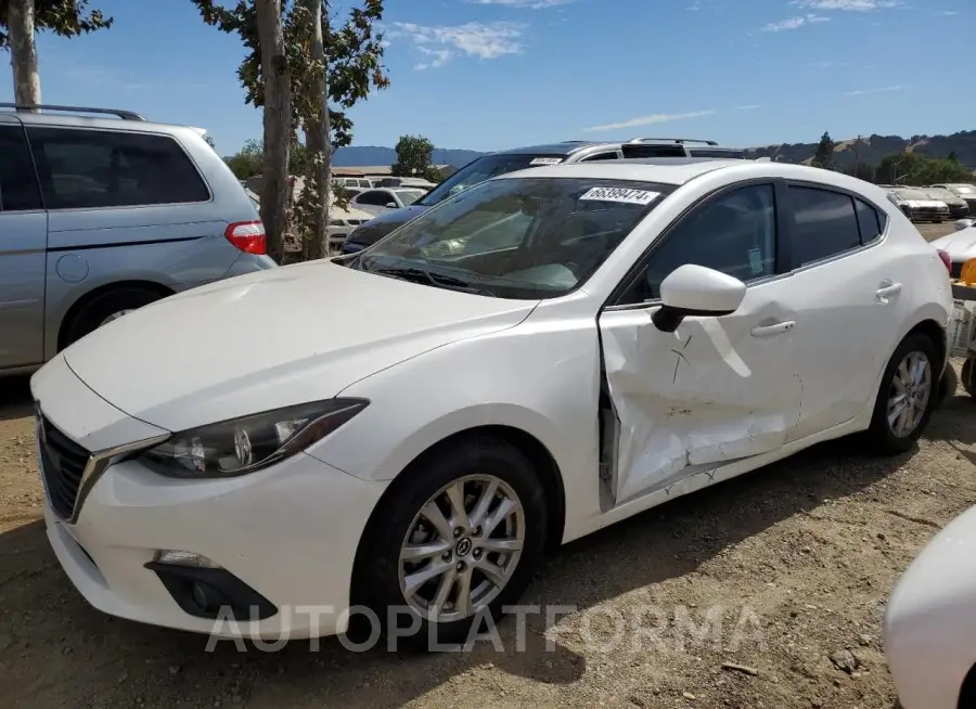 MAZDA 3 GRAND TO 2016 vin JM1BM1N75G1292371 from auto auction Copart