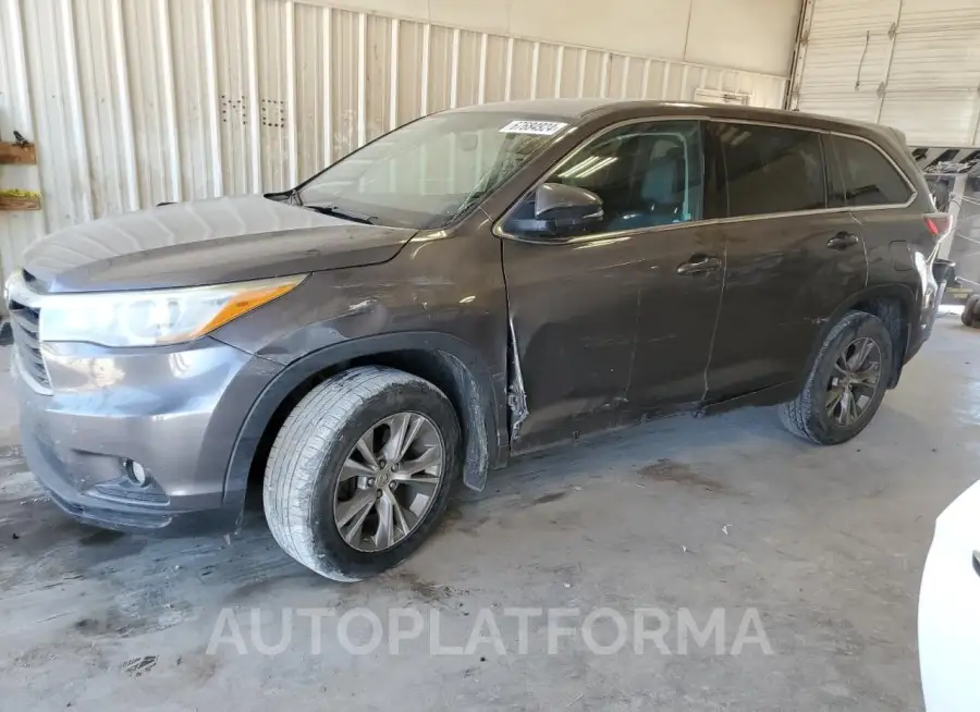 TOYOTA HIGHLANDER 2015 vin 5TDBKRFH0FS188920 from auto auction Copart