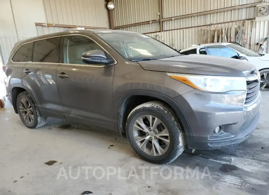 TOYOTA HIGHLANDER 2015 vin 5TDBKRFH0FS188920 from auto auction Copart