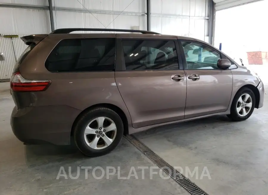 TOYOTA SIENNA LE 2018 vin 5TDKZ3DC4JS943270 from auto auction Copart