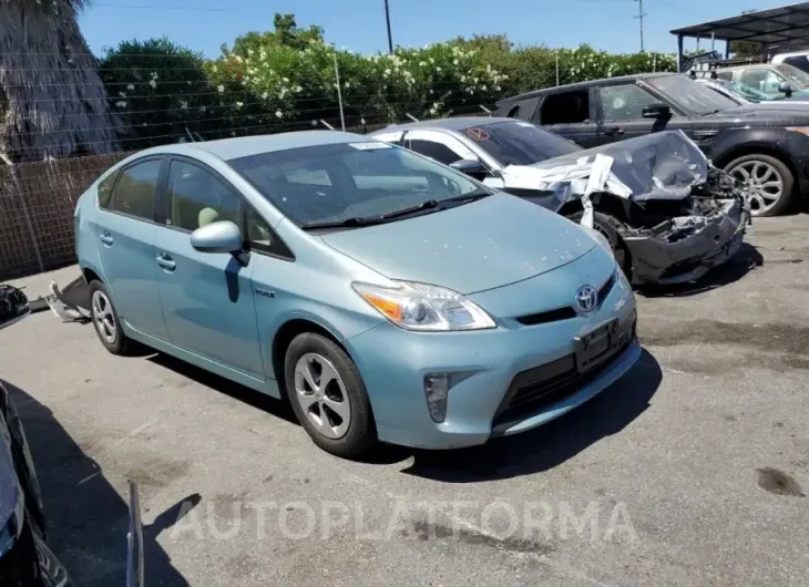 TOYOTA PRIUS 2015 vin JTDKN3DU7F1875975 from auto auction Copart