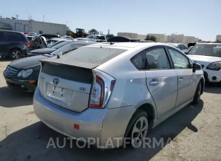 TOYOTA PRIUS 2015 vin JTDKN3DU7F1992424 from auto auction Copart