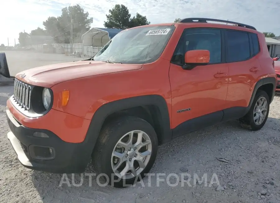 JEEP RENEGADE L 2018 vin ZACCJBBB0JPH80565 from auto auction Copart