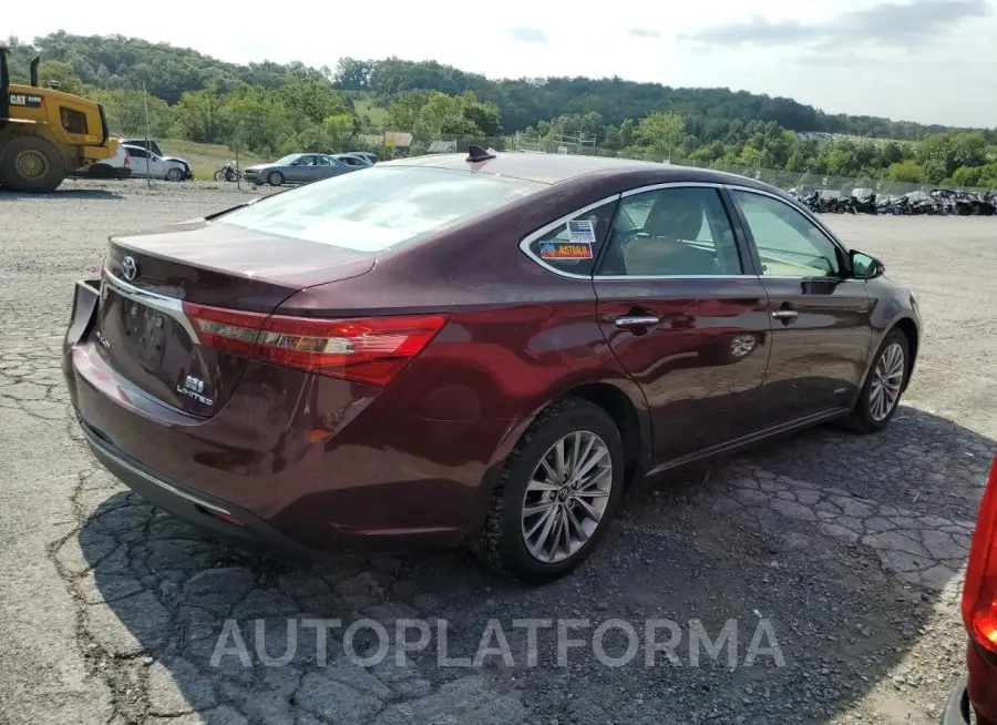 TOYOTA AVALON HYB 2017 vin 4T1BD1EB3HU057211 from auto auction Copart