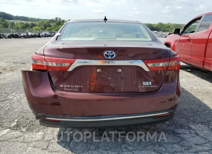 TOYOTA AVALON HYB 2017 vin 4T1BD1EB3HU057211 from auto auction Copart