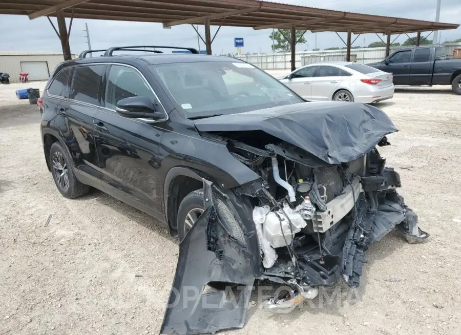 TOYOTA HIGHLANDER 2019 vin 5TDBZRFH0KS989319 from auto auction Copart