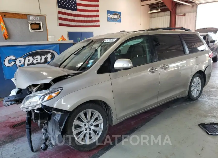 TOYOTA SIENNA XLE 2015 vin 5TDDK3DC0FS105418 from auto auction Copart