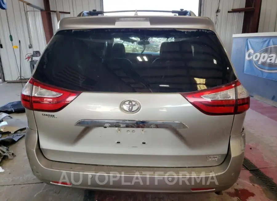 TOYOTA SIENNA XLE 2015 vin 5TDDK3DC0FS105418 from auto auction Copart