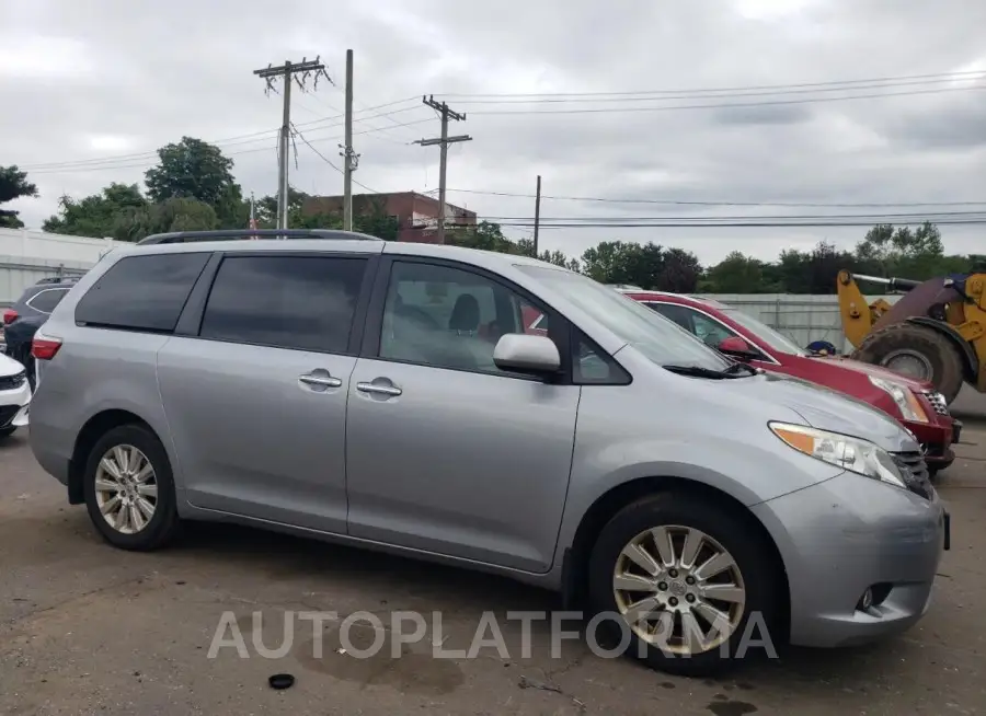 TOYOTA SIENNA XLE 2015 vin 5TDDK3DC4FS113800 from auto auction Copart