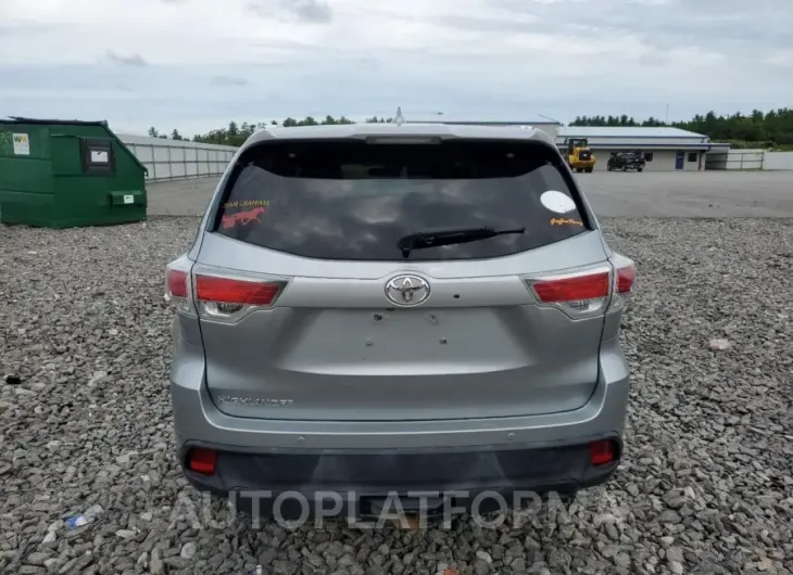 TOYOTA HIGHLANDER 2016 vin 5TDDKRFH0GS318706 from auto auction Copart